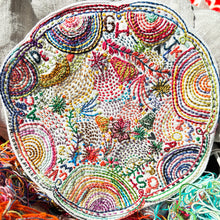 Load image into Gallery viewer, Dropcloth Embroidery Disco Nap sampler kit. Each kit includes sampler, instructions, hoop, needle, thread, and a free trial for a Creativebug class.