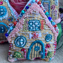 Load image into Gallery viewer, DIY Embroidered Gingerbread Houses Holiday Ornaments WHOLESALE