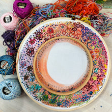Load image into Gallery viewer, Floral Wreath Printed Sampler