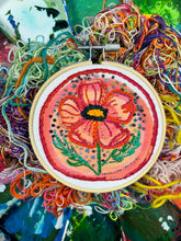 Load image into Gallery viewer, Cosmic Poppy Embroidery Kit
