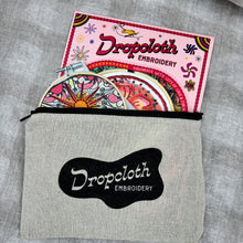 Load image into Gallery viewer, Zippered Embroidery Project Bag