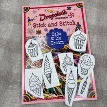 Load image into Gallery viewer, Cake and Ice Cream Stick and Stitch Pack