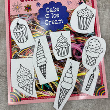 Load image into Gallery viewer, Cake and Ice Cream Stick and Stitch Pack
