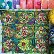 Load image into Gallery viewer, Dropcloth Embroidery Samplers design: Picnic