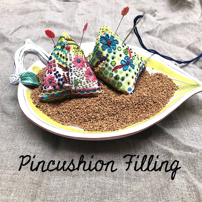 Dreamy Dresden Pincushion Filled With Crushed Walnut Shells 