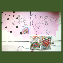 Load image into Gallery viewer, Dropcloth Embroidery Strawberry Needle Book project inspiration.
