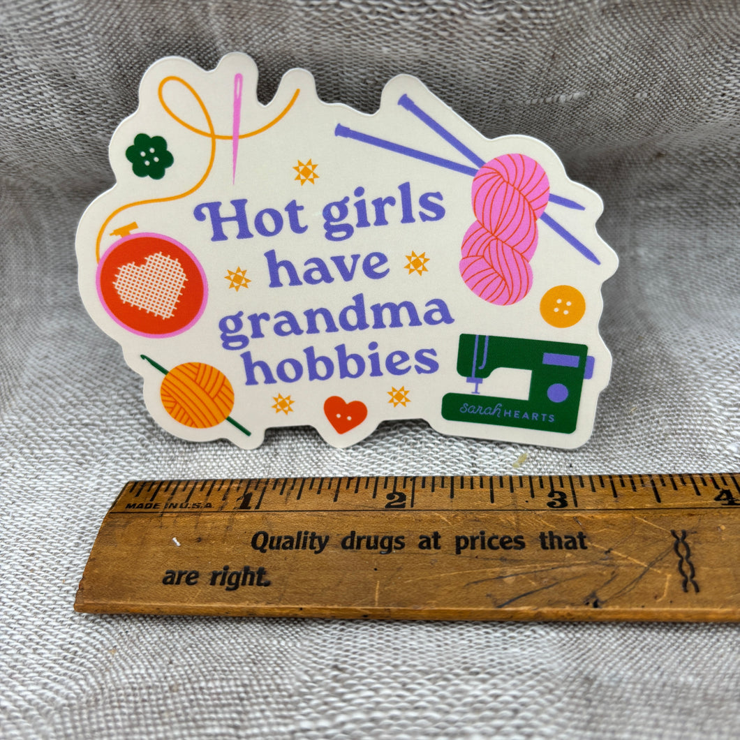 Grandma Hobby Stickers