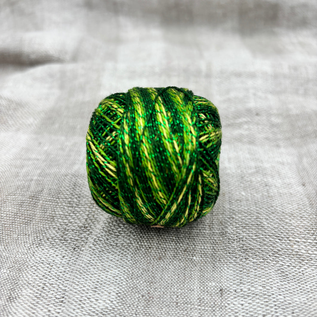 Metallic Sparkle Pearl cotton by Valdani