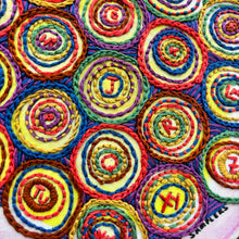Load image into Gallery viewer, ABC Swirl Embroidery Sampler

