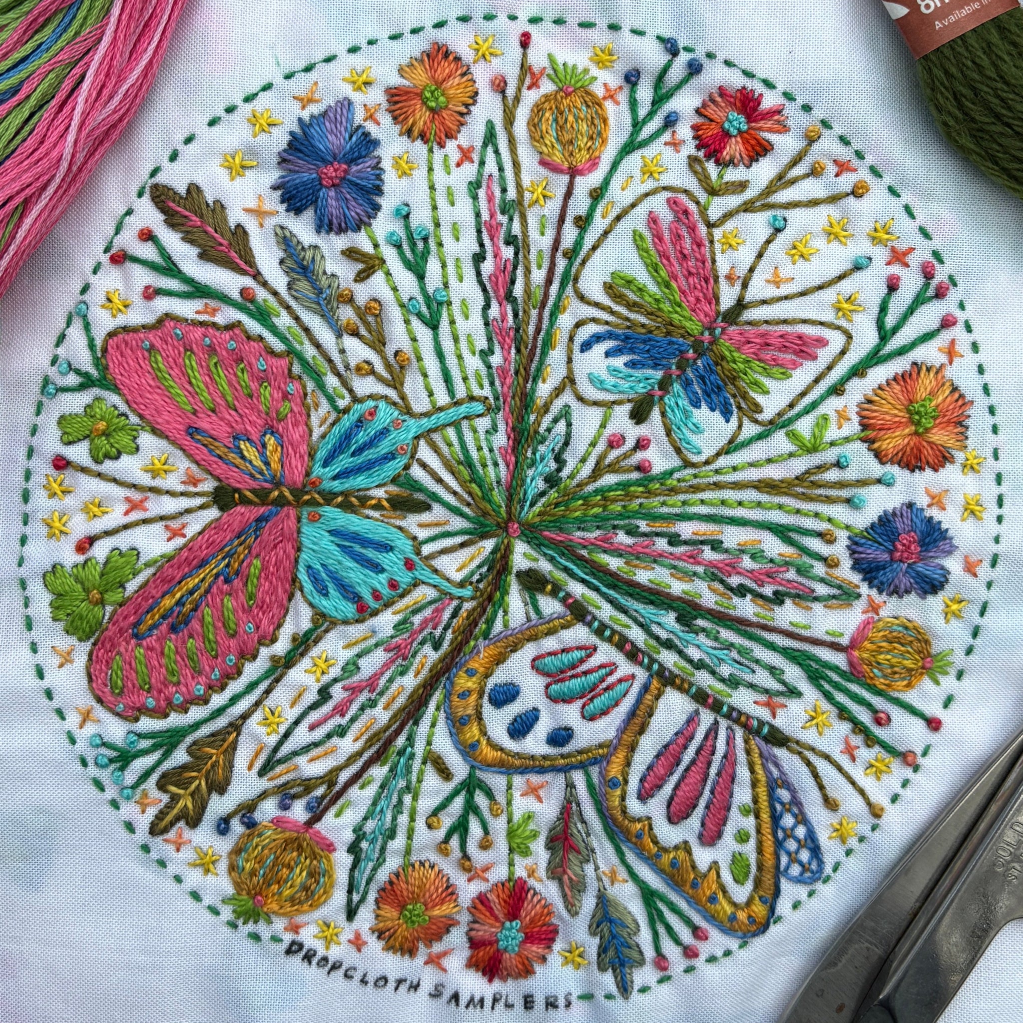Emroidery Sampler Dropcloth Embroidery Samplers – dropclothsamplers