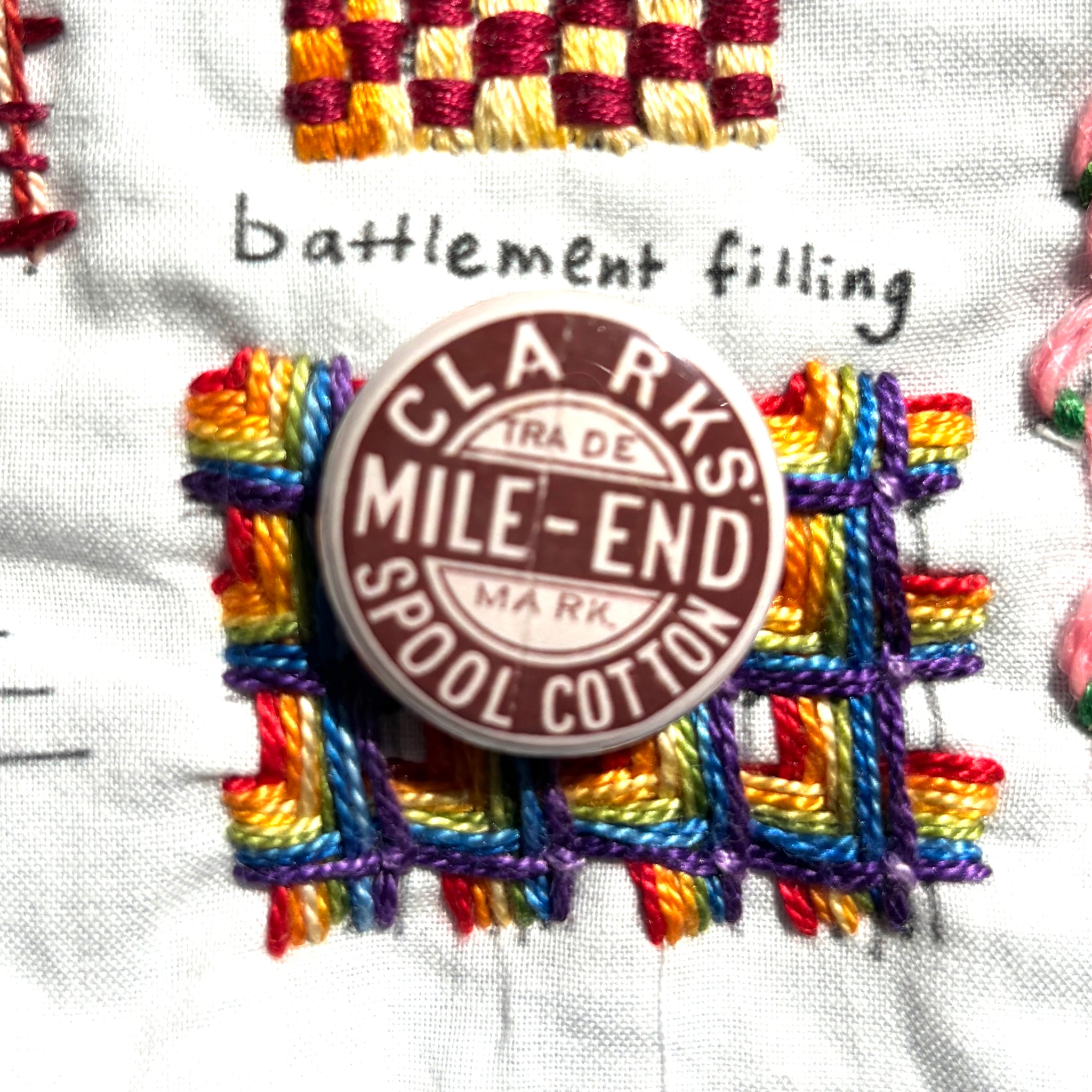 Vintage Thread Label Needle Minders – dropclothsamplers