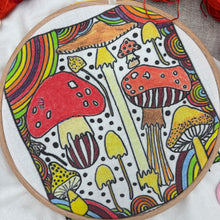Load image into Gallery viewer, Magic Mushroom Embroidery Pattern
