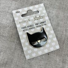 Load image into Gallery viewer, Black Cat Needle Minder
