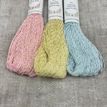 Load image into Gallery viewer, Metallic Pastel Sashiko Thread Sets
