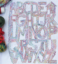 Load image into Gallery viewer, ABC Sprinkle Printed Sampler

