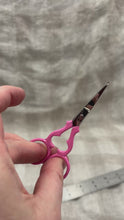 Load and play video in Gallery viewer, Pink Victorian Embroidery Scissors
