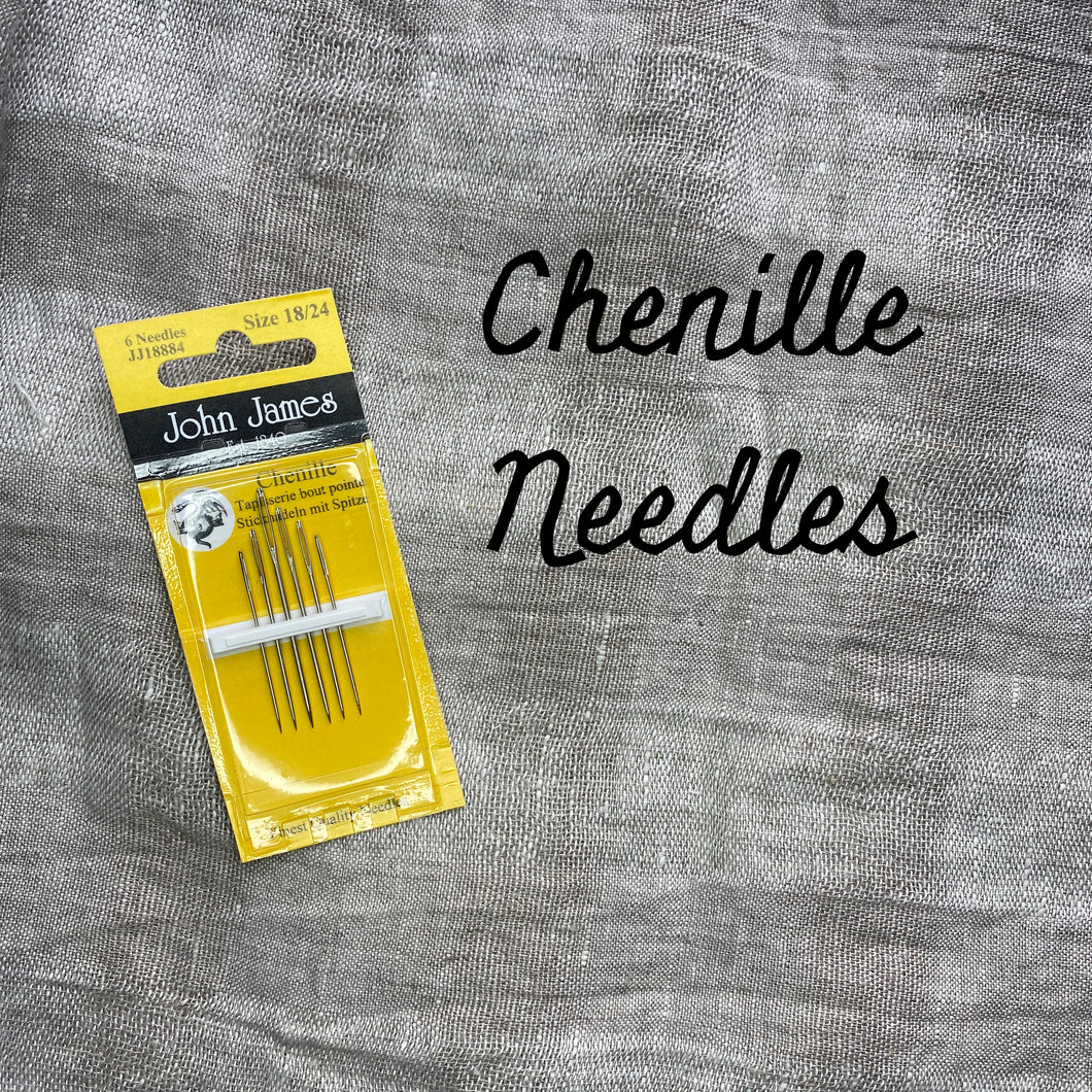 John James Chenille Needles Size 18/24 – dropclothsamplers