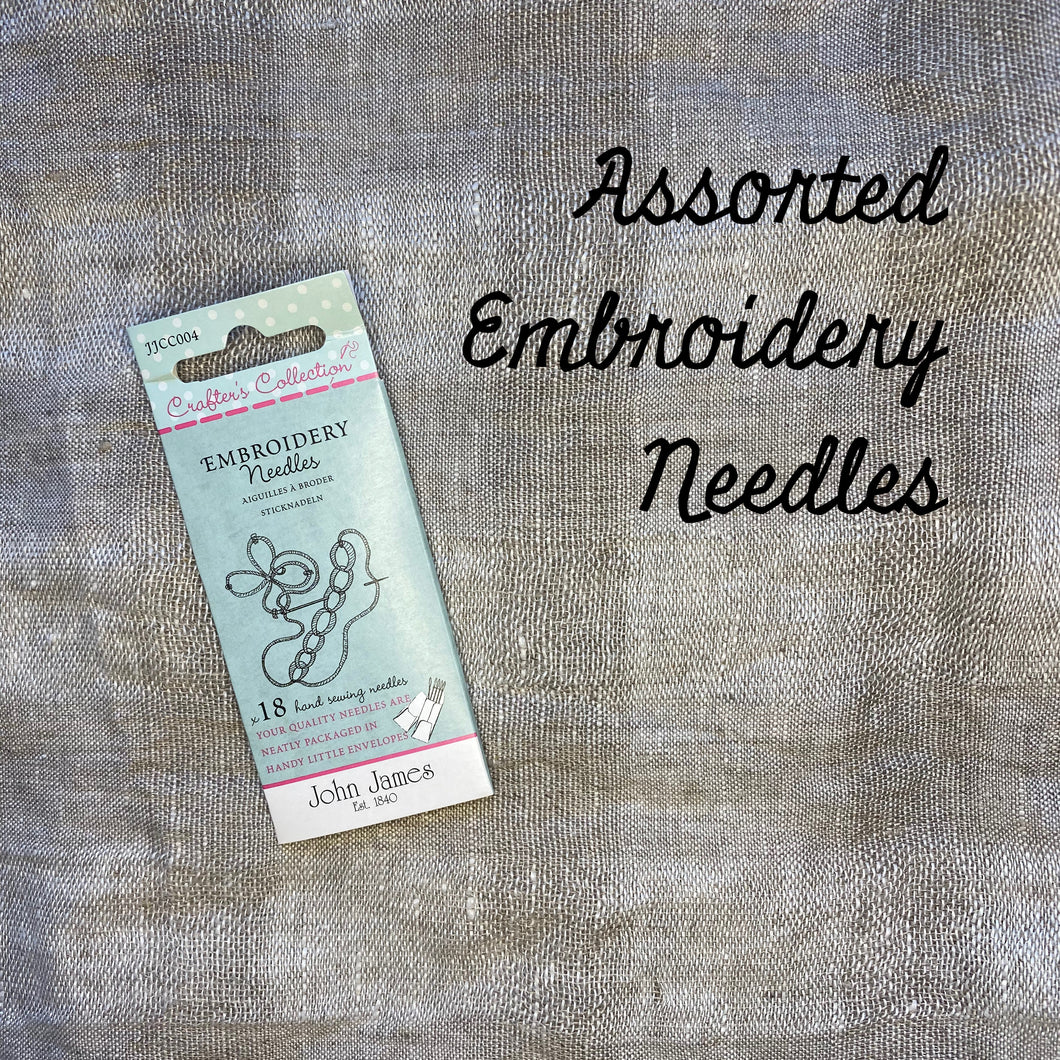 John James Assorted Embroidery Needles 3/7