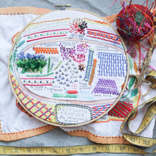 Load image into Gallery viewer, Dropcloth Samplers design: The Sequel tutorial sampler
