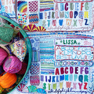 Schoolhouse Printed Sampler